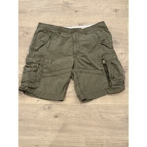Polo Ralph Lauren Paratrooper Military Surplus Cargo Shorts Utility Green Men 36